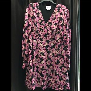 Floral chiffon dress